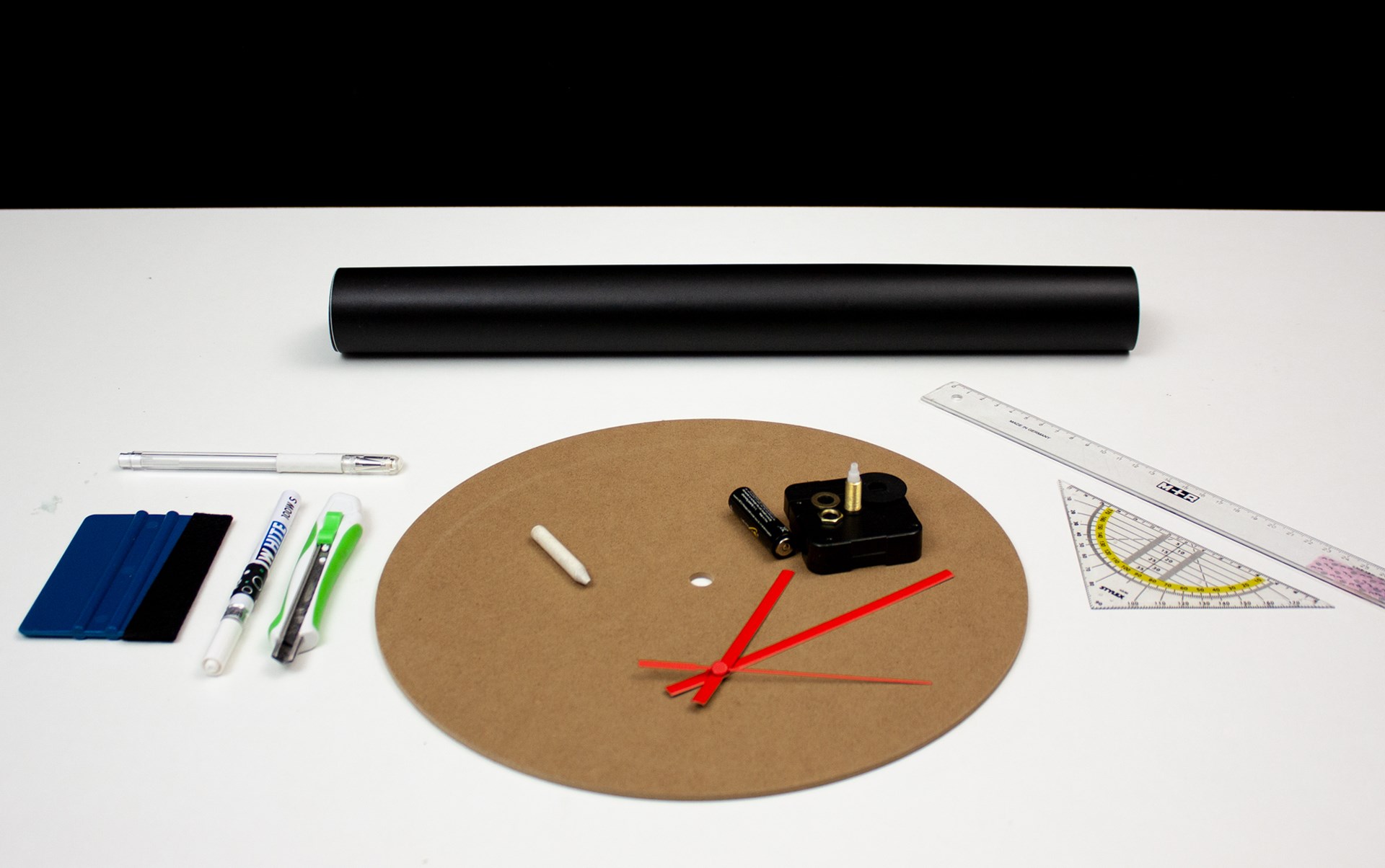 DIY-Uhr-Schritt-1-Material DIY-Uhr-Schritt-1-Material