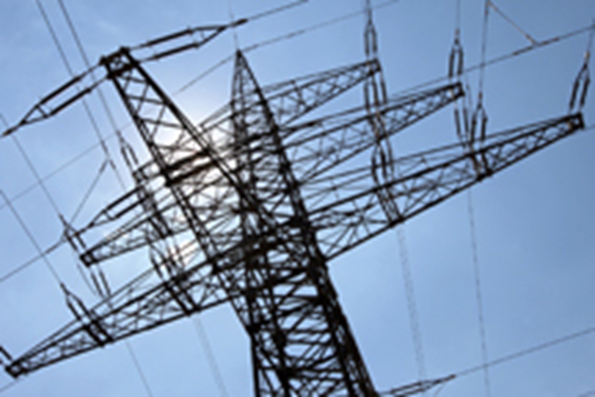 Standardhandelsprodukte Strommast mit Kabel